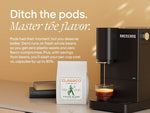 Terra Kaffe Demi Compact Fully Automatic Espresso Machine - Roaster-Approved Espresso Settings - Barista-Level Quality with Built-In Grinder - Coffee Machine - Dune