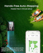 eufy Robot Lawnmower E15, Wire-Free with a Stable Signal, Hands-Free Auto Mapping, Accurate Obstacle Avoidance, Reliable Lawn Maintenance, 2-in-1 Mowing and Edge Trimming, 800 m² Coverage+Blade Set