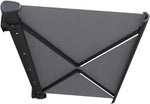 Patio Motorized Electric Retractable Awning - Waterproof Outdoor Shade with LED Light for Yard, Porch & Balcony - Sun Protection Canopy