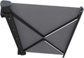 Patio Motorized Electric Retractable Awning, Waterproof Outdoor Shade with LED Light for Sun Protection, Ideal for Yard, Porch, Balcony