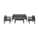 Premium Outdoor Aluminum Furniture Set For Backyard & Poolside 4PCS