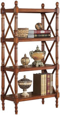 Book Shelf Open Bookcase Country Retro Solid Wood Bookshelf European Style Entrance Floor Shelf Storage Rack for Living Room, Home Office, Bedroom