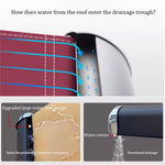 Patio Retractable Outdoor Awning Aluminum Canopy with LED Light Strip 5-Speed Settings 304 Stainless Steel Crank Arm 2.5x1.5m Perfect for Patios and Decks
