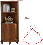 Book Shelf Open Bookcase Nordic Living Room Solid Wood Bookcase Home Corner Storage Bookshelf for Living Room, Home Office, Bedroom