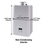 RN 6.6 GPM Indoor 160K BTU Non-Condensing Tankless Natural Gas Water Heater