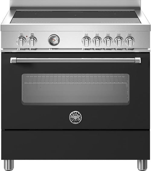 Bertazzoni Master Series MAS95I1ENEC 90cm Electric Range Cooker with Induction Hob Nero