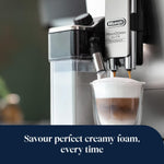 De'Longhi Primadonna Elite Experience ECAM650.85.MS Automatic Bean to Cup Coffee Machine, Stainless Steel, 1450 W, 1 Liter, Silver [Energy Class A]