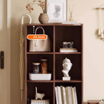 Book Shelf Open Bookcase Living Room Low Cabinet Simple Storage Solid Wood Bookshelf Shelf Floor Bookcase for Living Room, Home Office, Bedroom