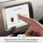 Sage - The Oracle Touch - Bean to Cup Coffee Machine with Grinder & Milk Frother - Fully Automatic Espresso Machine, Touch Screen, 5 Pre-sets - 2.5L Water Tank, 2400 W, Brushed Stainless Steel