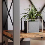 Book Shelf Open Bookcase Living Room Bedroom Simple Floor-standing Storage Rack Office Solid Wood Bookshelf Iron for Living Room, Home Office, Bedroom