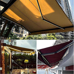 Electric Retractable Patio Awning 3x1.5M – Automatic Sunshade Canopy, Rainproof & Windproof Shelter for Home, Yard, Balcony, Porch, Garden Outdoor Shade Solution