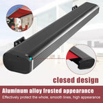 Motorized Patio Awning Retractable Electric with Remote Control LED Lights - UV Rain Protection Shade
