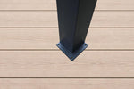 3x3m Black Pergola