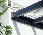 Canopia by Palram Stockholm Aluminium Patio Canopy 3.4 x 5.9 Polycarbonate Hollow Panels Pergola 588 x 341 cm Grey for Roofing Your Patio