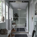 ProTuning PAX/AULI Wardrobe with sliding doors, white stained oak effect/mirror glass, 150x43x236 cm