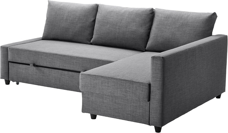 IKEA FRIHETEN Corner Sofa-Bed with Storage, Skiftebo Dark Grey