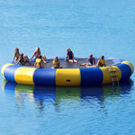 Extra-Large 22FT Inflatable Floating Water Island with Trampoline