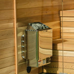 Harvia KIP80W 8KW UL Certified Electric Sauna Heater with Xenio CX170 Digital WIFI Control & Sauna Stones