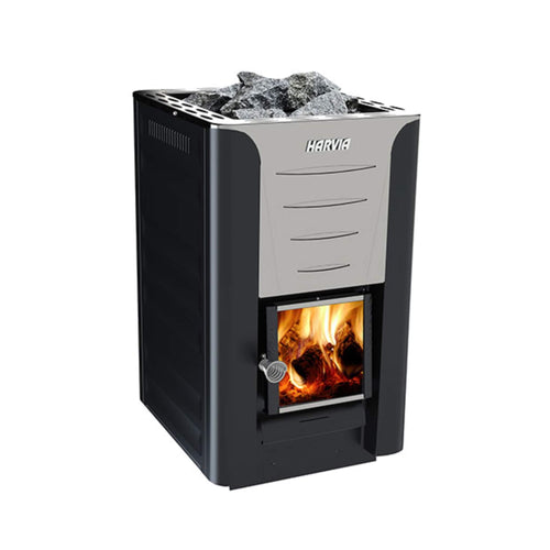 Harvia Pro 20 WH Wood Burning Sauna Stove Package 24kW