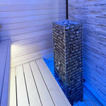 Huum Cliff Slim Electric Stainless Steel Sauna Heater With Digital Controller & Sauna Stones
