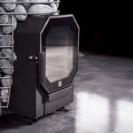 Huum Hive Flow Mini 8.5KW Wood-Burning Sauna Stove With Ash Drawer & Sauna Stones
