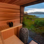 Huum Hive Mini Floor Mount Traditional Steel Sauna Heater With Digital Controller & Sauna Stones