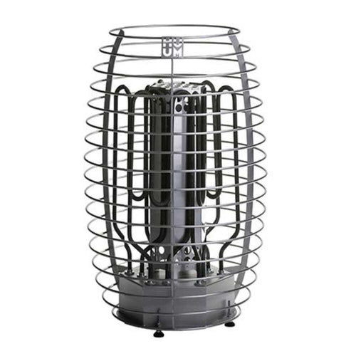 Huum Hive Mini Floor Mount Traditional Steel Sauna Heater With Digital Controller & Sauna Stones