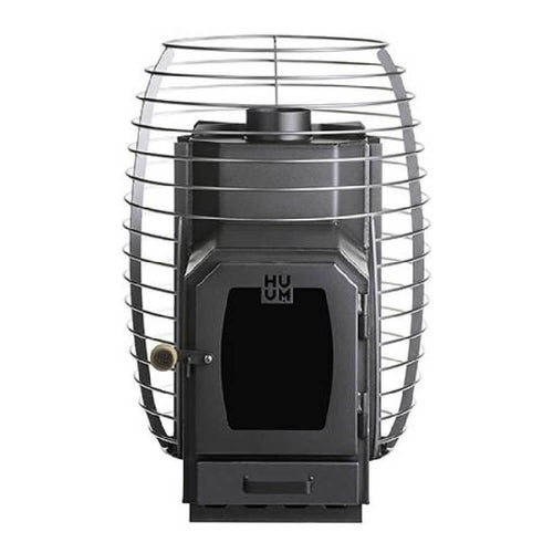 Huum Hive Wood LS 17KW Sauna Stove With Firebox Extension & Sauna Stones