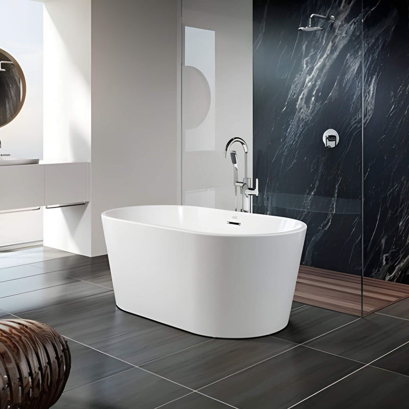 Jacuzzi Celeste 70" Freestanding Ergonomic Soaking Tub