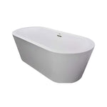 Jacuzzi Celeste 70" Freestanding Ergonomic Soaking Tub