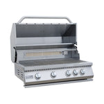KoKoMo Grills St.John 7FT BBQ Island with LEDs, Built-In BBQ and Refrigerator