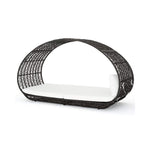 Alora Large 2-Person Abigal Outdoor Wicker Daybed With Aluminum Frame And Cushions