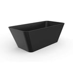 Nuvia 67-Inch Luxury Freestanding Solid Surface Soaking Bathtub