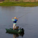 Sea Eagle 1-Person Frameless Pontoon Inflatable Fishing Boat 9FT