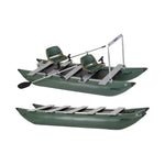 Sea Eagle 375FC FoldCat 2-Persons Inflatable Fishing Lightweight Pontoon Boat