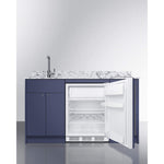 Summit Turnkey Caldera Kitchenette With A Cooktop, Refrigerator-Freezer, Sink, And Pre-Installed Cabinetry