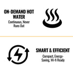 RN 9.8 GPM 199K BTU Indoor Non-Condensing Tankless Liquid Propane Water Heater